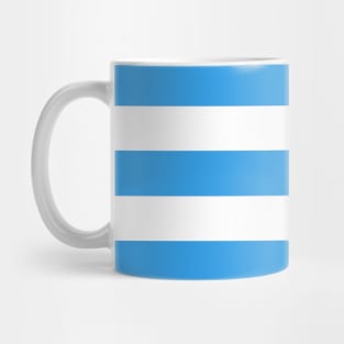 Blue and White Stripes 3 Mug